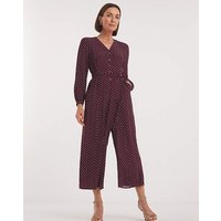 Lottie Spot Print Jumpsuit