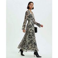 Floral Wrap Maxi Dress