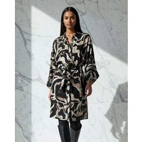 Inversion Tunic Black White