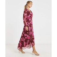 & Blossom Wrap Maxi Dress &