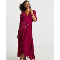 & Petal Maxi Dress &