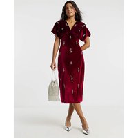 & Farah Midi Dress &