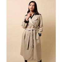 Trim Trench Coat