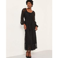 Maude Lace Midi Dress