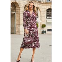 Ikat Twist Front Dress Multicolour