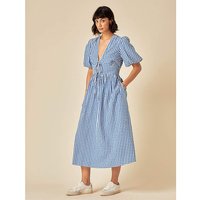 Scarla Gingham Midi Dress