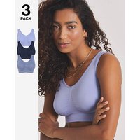 Seamless Comfort Tops Lilac Blue 8 10