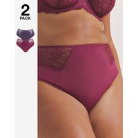 Ella 2 Pack Full Knickers FIG Cherry