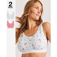 2 Pack Comfort Tops Floral 28 30