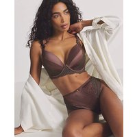 Satin & Lace Full Cup Bra