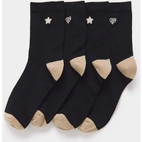 5PK Embroidered Socks ONE