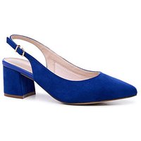Flynn Wide Fit Heels Royal Blue