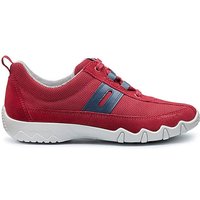 Leanne II Wide Fit Trainer Salsa Navy 1 2