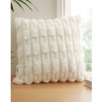 Carved Faux Fur Cushion 50X50