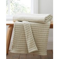 Cotton Muslin Stripe Throw