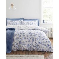 Thea Floral Duvet Cover BLU DOUBLE