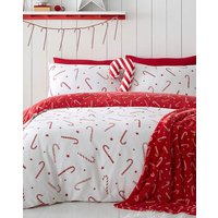 CL Christmas Candy Cane Duvet Set KING