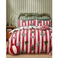 CL Christmas Stripe Duvet Cover Set KING