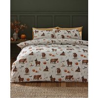 CL Halloween Highland Cow Duvet Set