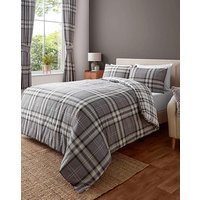 CL Kelso Check Duvet Cover Set CHAR KING