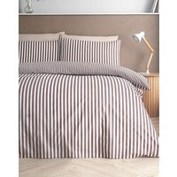 CL Epping Textured Stripe Duvet CHOC KING