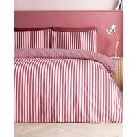 CL Epping Textured Stripe Duvet BURG KING