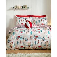 CL Christmas Mouse Town Duvet Set DOUBLE