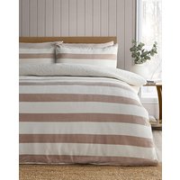 CL Cosy Sherpa Stripe Duvet Cover Set