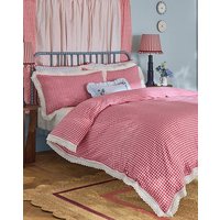 CK Painted Gingham Lace Duvet Set KING