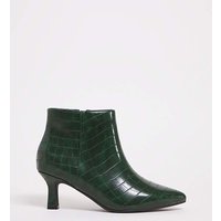 Kitten Heel Ankle Boot E Fit