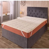 Teddy Fleece Sherpa Mattress Topper KING