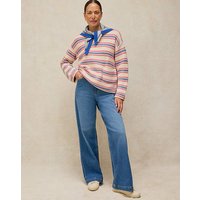 GIGI STRIPE JUMPER Ivory Pink