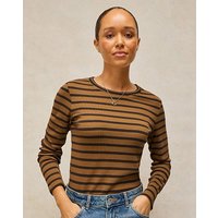 Sadie Tee Brown Navy