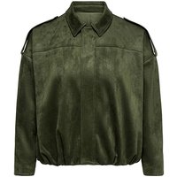 FAUX SUEDE BOMBER JACKET 18 20