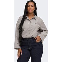 EMBROIDERED HEART SHIRT Stripe