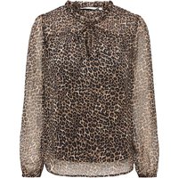 DITSY ANIMAL PRINT BLOUSE Animal Print