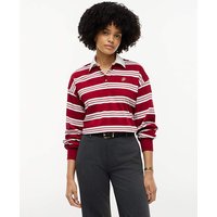 Rugby Polo Sweatshirt Red Pink