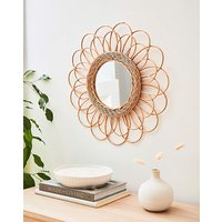 Wicker Wall Mirror
