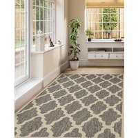 Trellis Gel Flatweave Rug Steel 80X150