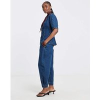 Tapered Adjustable Hem Jean MID Wash 10R