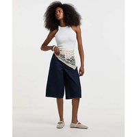 Long Denim Shorts