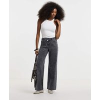 Washed Crossover Straight Leg Jeans Washed 10R