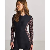 Sports Rash Vest Black Animal