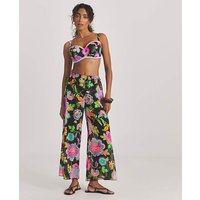 Mesh Beach Trousers Floral 12 14