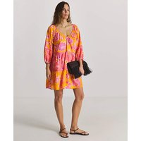 Tiered Mini Beach Dress