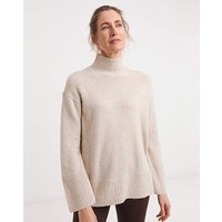 Wool Funnel Neck Jumper Medium