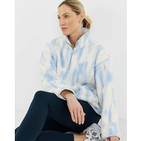 Plush Half Zip Fleece Print