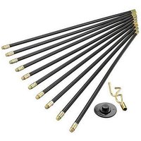 Silverline 12 Piece Drain Rod Set Silverline 12 Piece Drain Rod Set