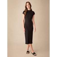 & Rib Jersey Midi Dress &