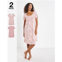 Value Nighties Leaf Print 8 10